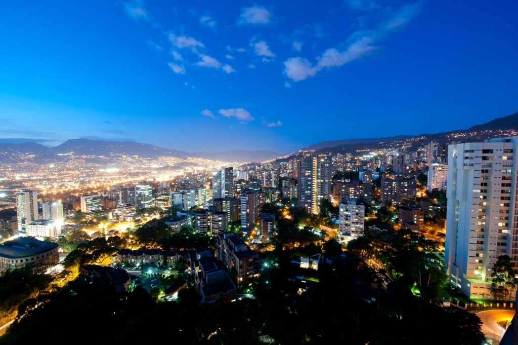 Rooftops in Medellin